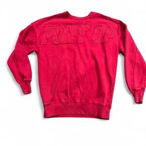 Modish Rebel Graphic Crewneck Sweatshirt | Red | XS